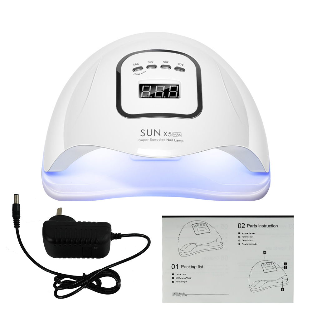 120W LED UV Nail Gel Dryer Curing Lamp- AU/US/UK/EU Plug_6 120W LED UV Nail Gel Dryer Curing Lamp- AU/US/UK/EU Plug_6