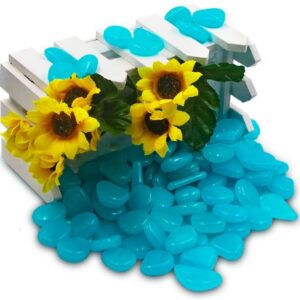Solar Powered Glow in the Dark Garden Pebbles Garden Décor_9