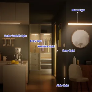 USB Rechargeable Motion Sensor LED Bar Light_8