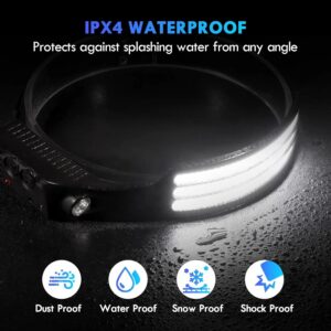 COB LED Headlamp Induction Head Lamp Outdoor Camping Fishing Sensor Headlight_1