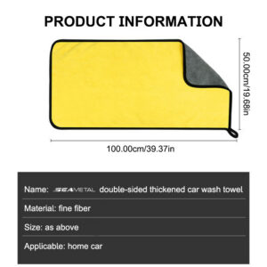 Microfiber Towel Detailing Cleaning Cloth Car Wash Drying Towel_1
