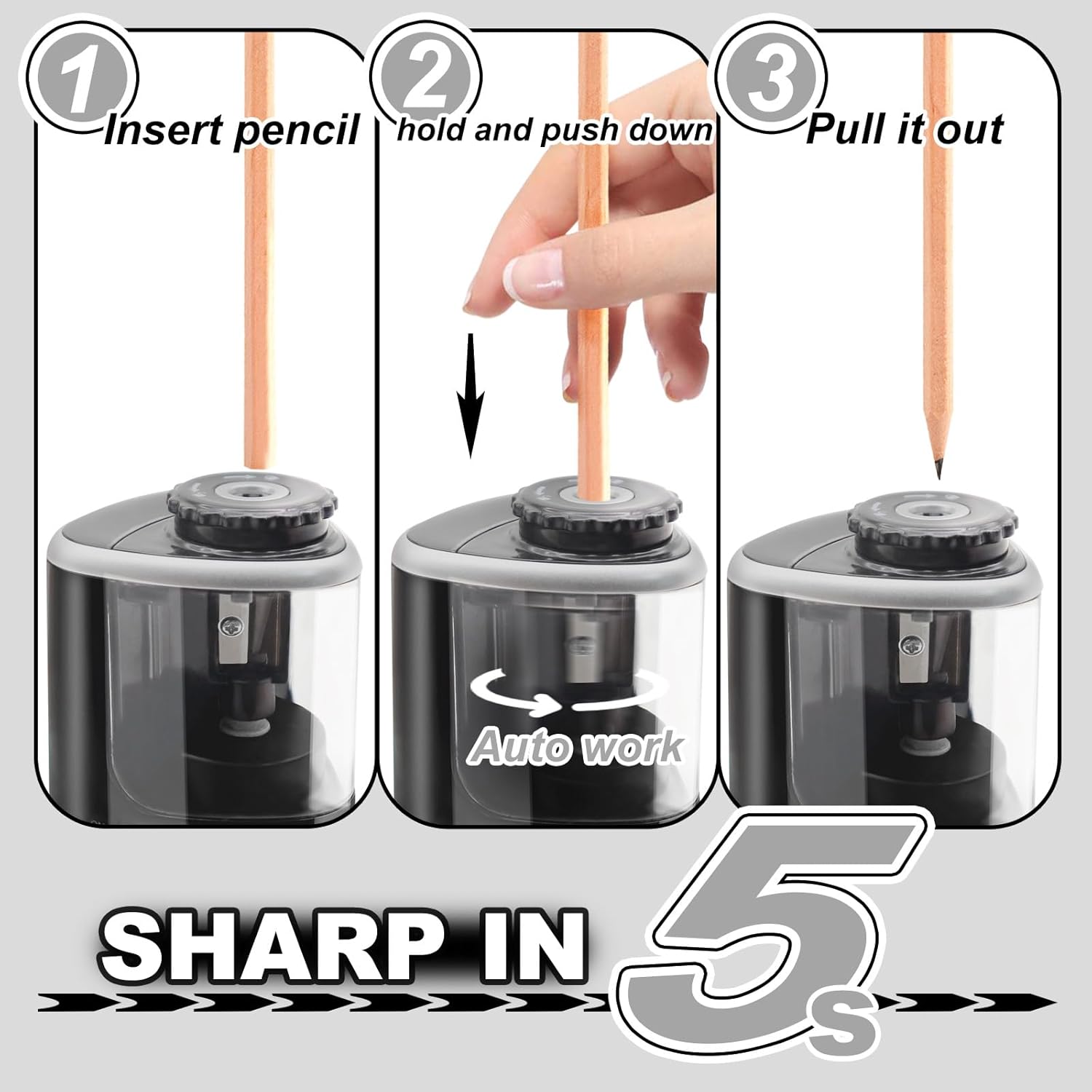 Desktop Automatic Pencil Sharpener_1 Desktop Automatic Pencil Sharpener_1
