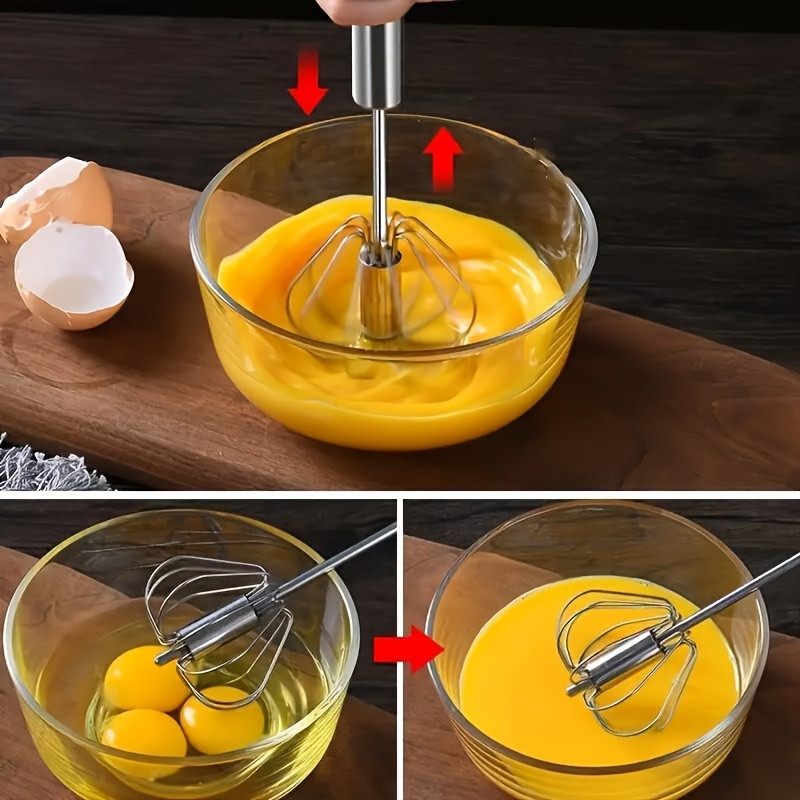 Stainless Steel Egg Beater Durable Semi-Automatic Mixer_2 Stainless Steel Egg Beater Durable Semi-Automatic Mixer_2