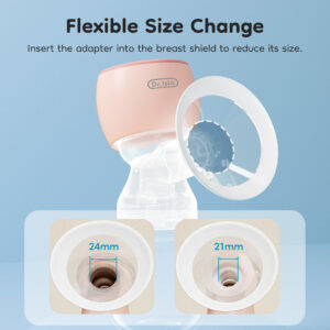 Electric Breast Pumps Nipple Tunnel Narrow Connector Silicone Flange Inserts_2