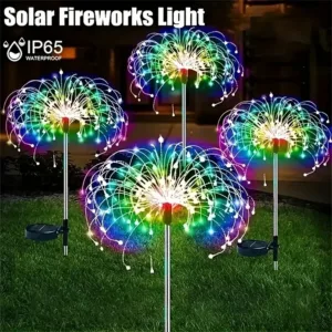 Solar Fireworks Lights Outdoor Waterproof Solar Garden Lights_0