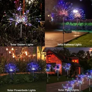 Solar Fireworks Lights Outdoor Waterproof Solar Garden Lights_5