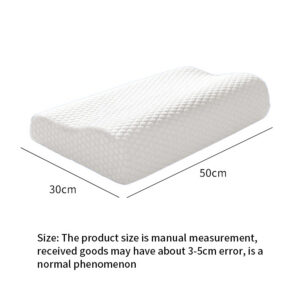 Knitted Fabric Polyurethane Slow Rebound Memory Foam Pillow_4
