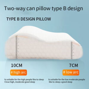 Knitted Fabric Polyurethane Slow Rebound Memory Foam Pillow_1