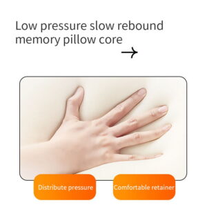 Knitted Fabric Polyurethane Slow Rebound Memory Foam Pillow_3