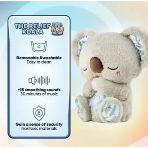Anxiety Relief Breathing Soothing Koala Bear Sleep Doll_3