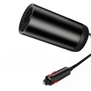 2 IN 1 Portable 12V Fast Car Heater Windshield Defogger and Defroster with Suction Holder Cigarette Lighter Plugged-In_2