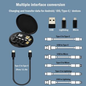 Multi-Function Portable 60W Fast Charge USB Cable Adaptors and Card Storage Box_7